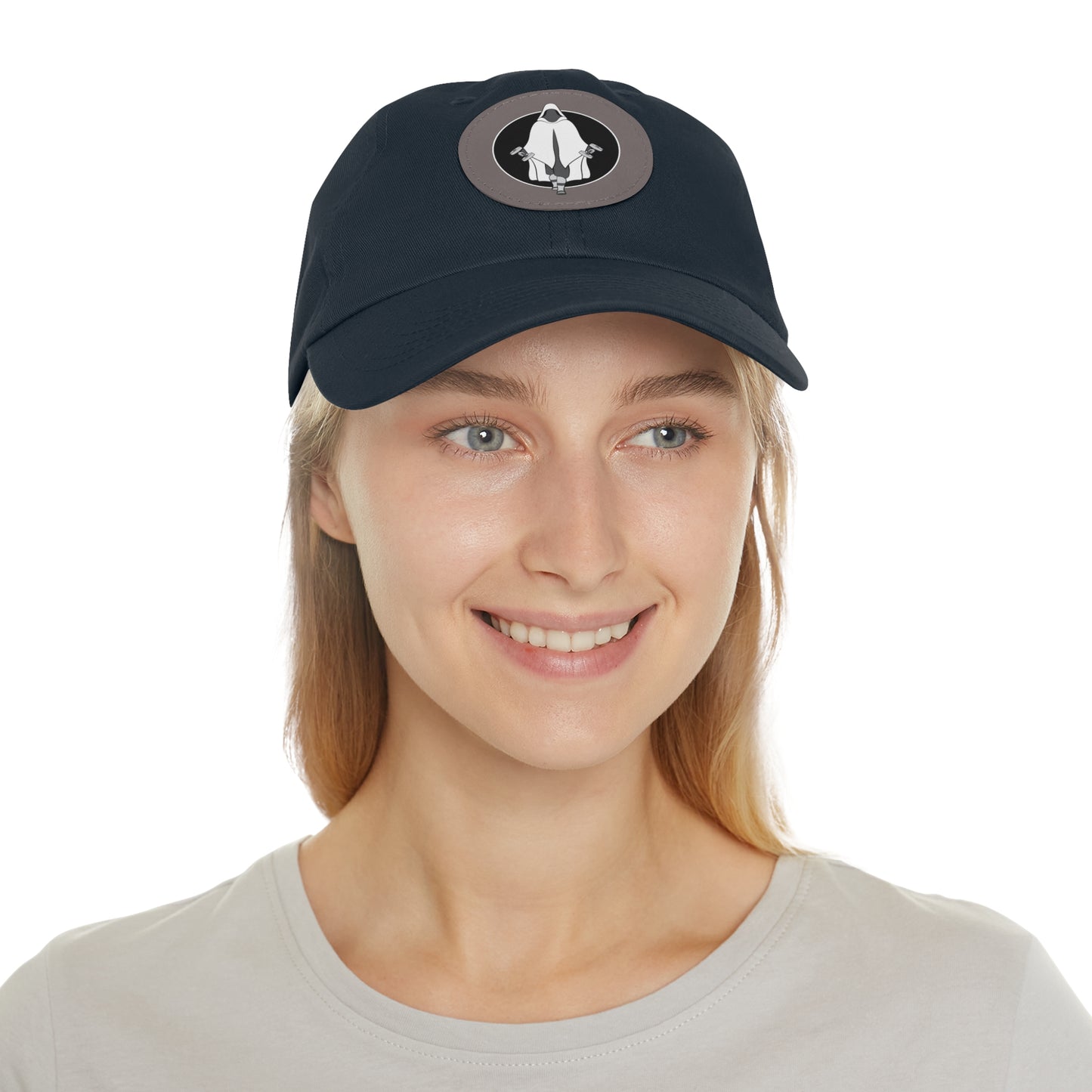 Fit with the Force Dad Hat with Leather Patch (Round)