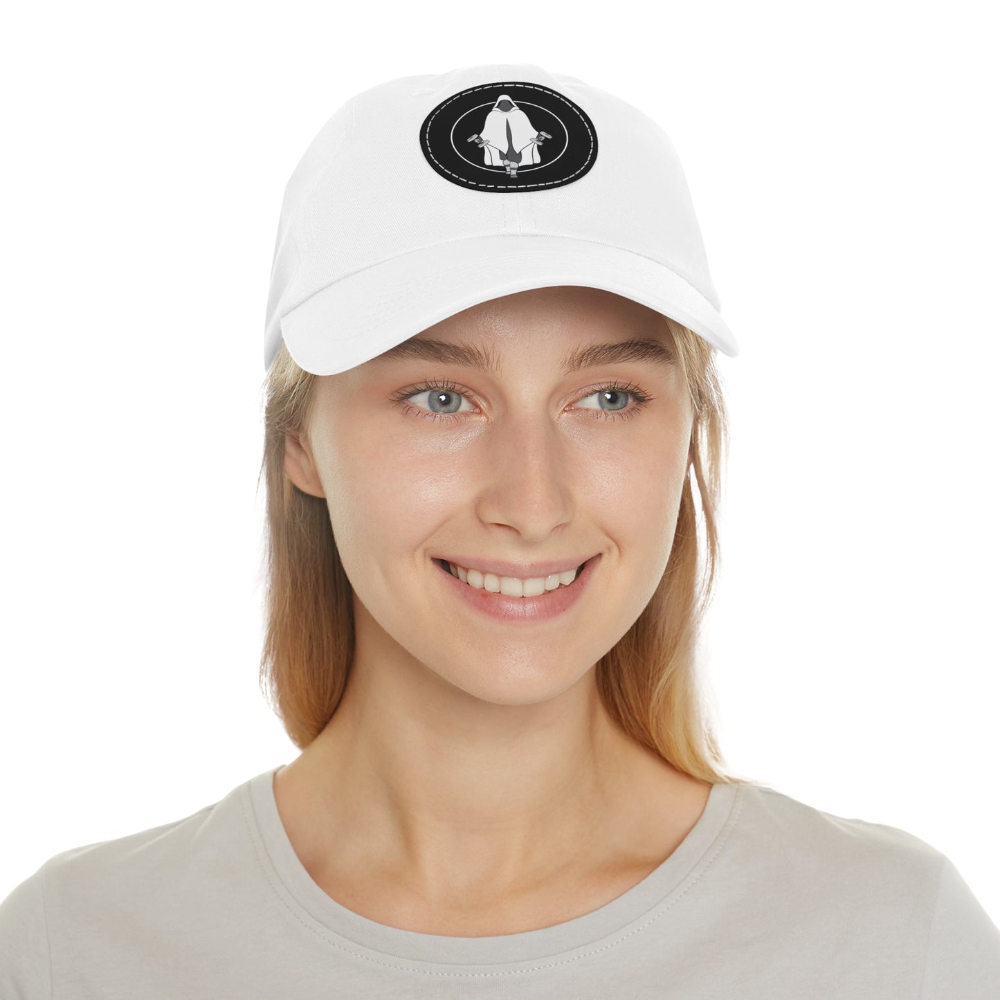 Fit with the Force Dad Hat with Leather Patch (Round)