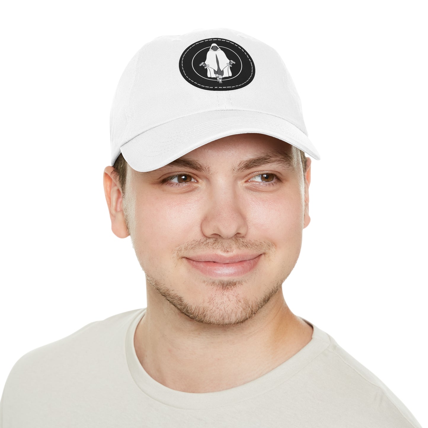 Fit with the Force Dad Hat with Leather Patch (Round)