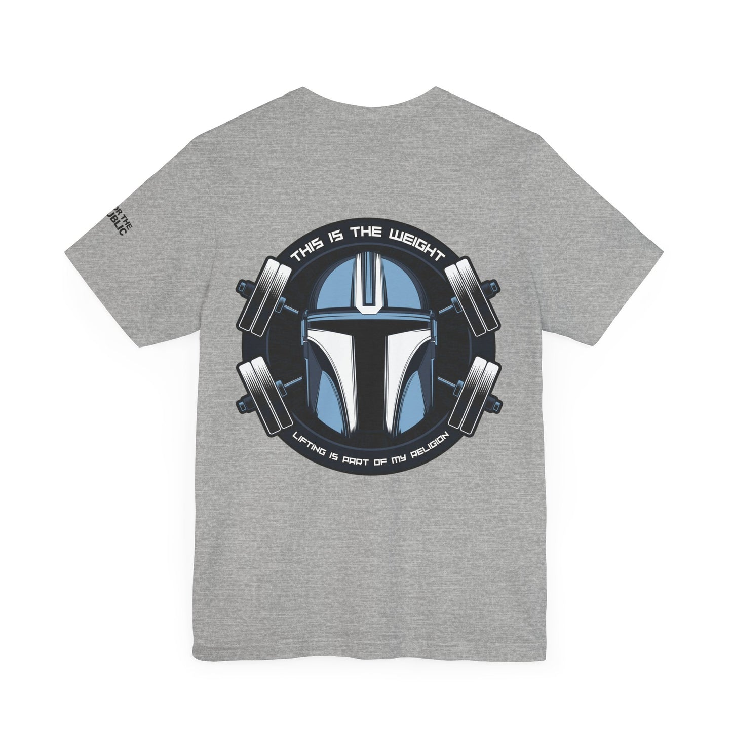 This is the Weight - Blue Helmet Tee