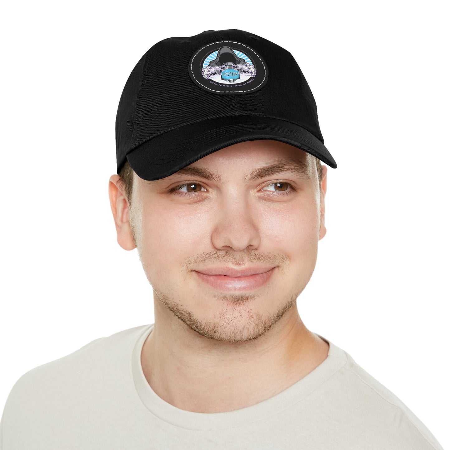 Unlimited Powder Dad Hat with Leather Patch (Round)