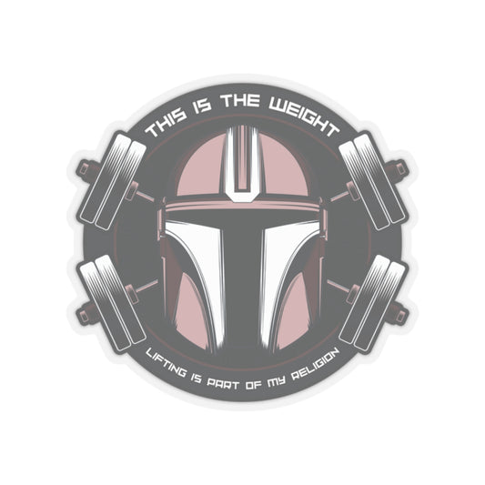 This is the Weight - Pink Decal