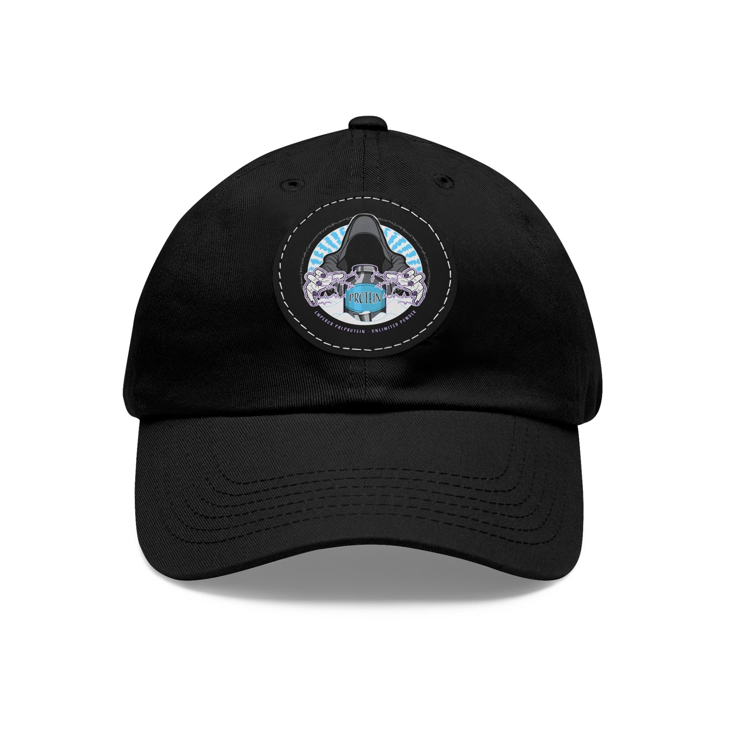 Unlimited Powder Dad Hat with Leather Patch (Round)