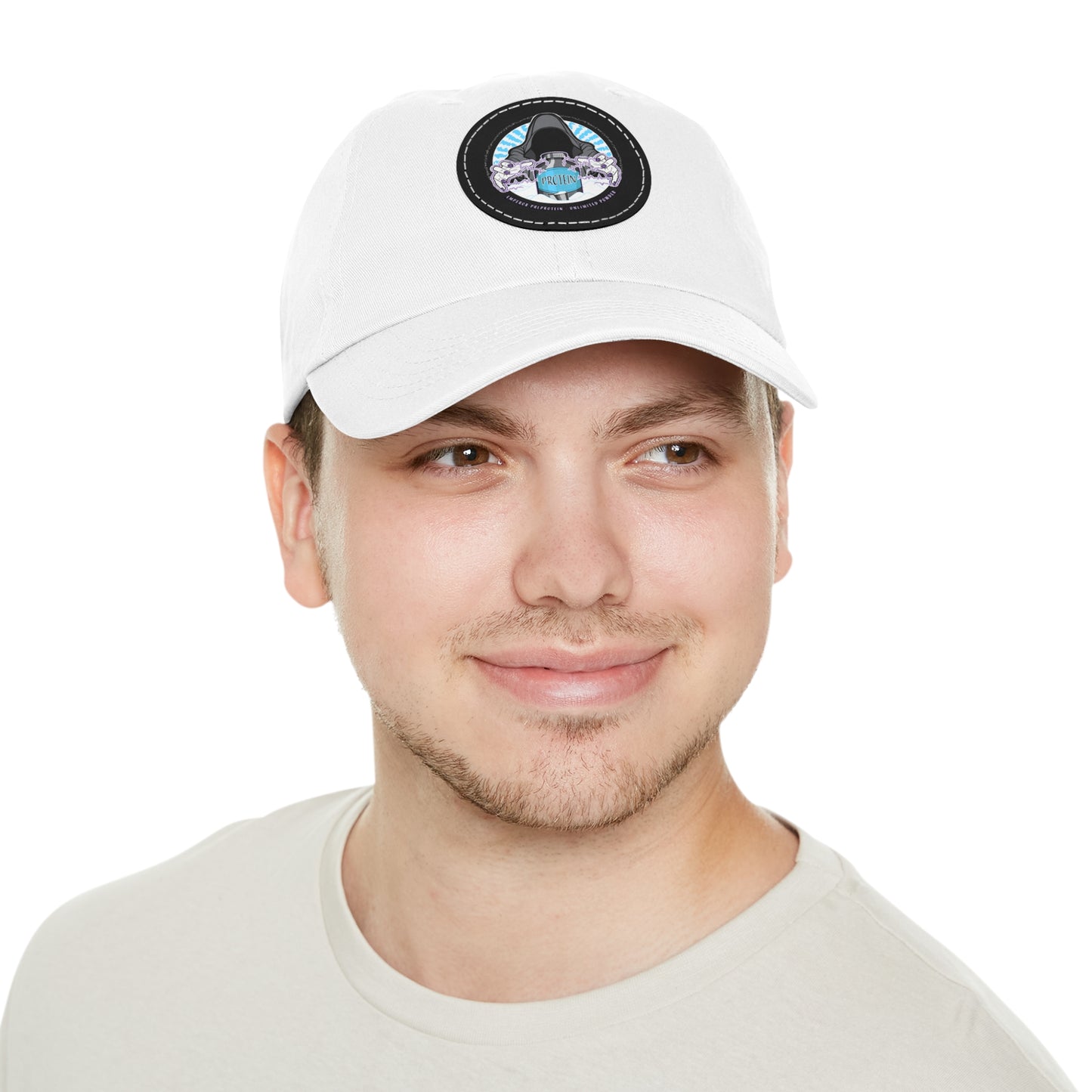 Unlimited Powder Dad Hat with Leather Patch (Round)