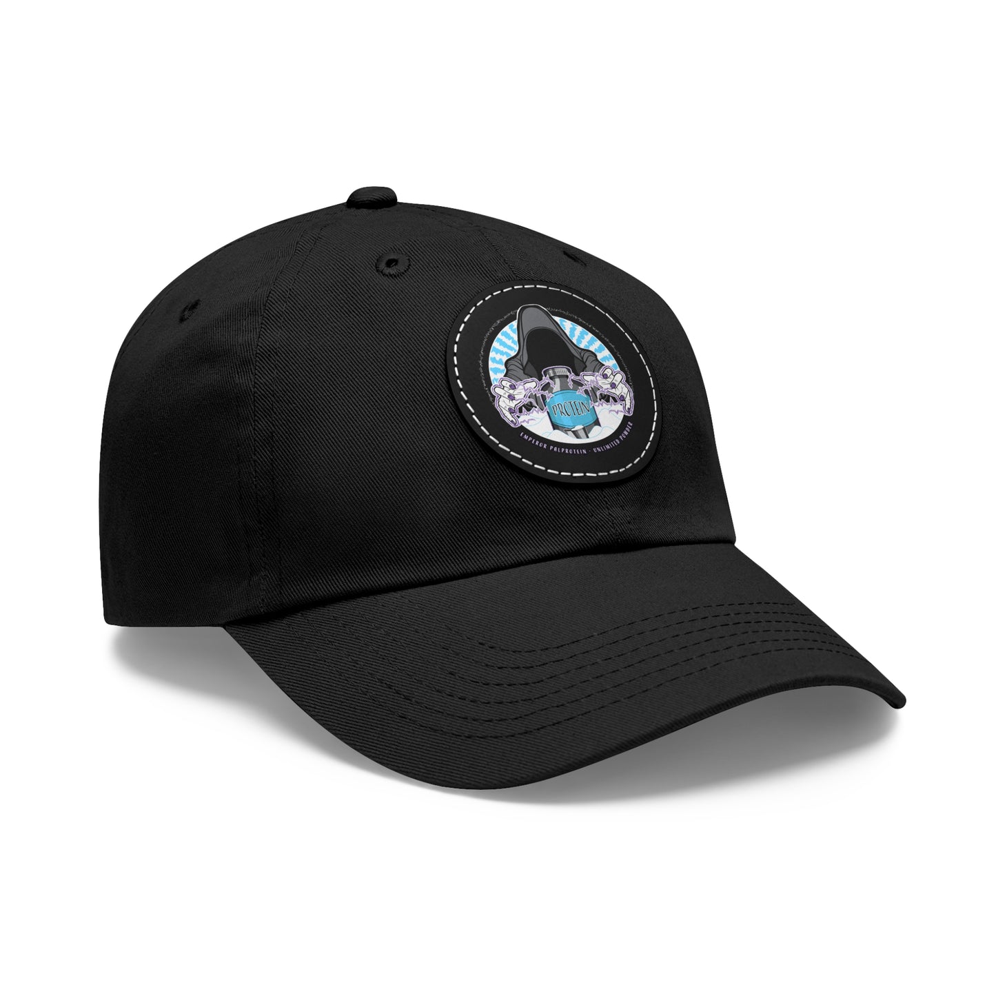 Unlimited Powder Dad Hat with Leather Patch (Round)