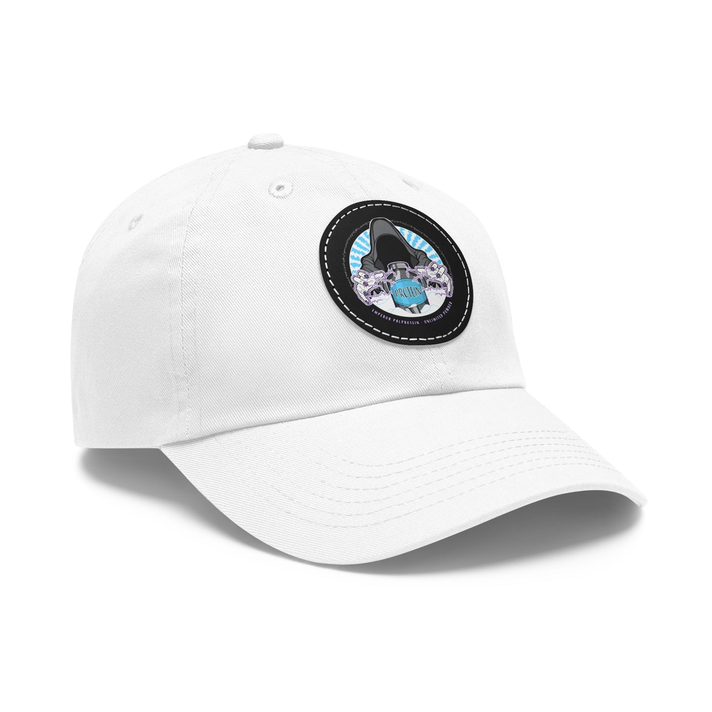 Unlimited Powder Dad Hat with Leather Patch (Round)