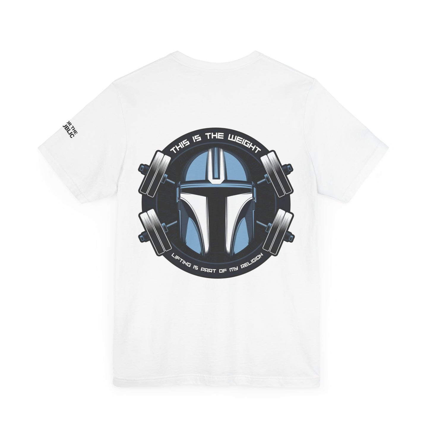 This is the Weight - Blue Helmet Tee