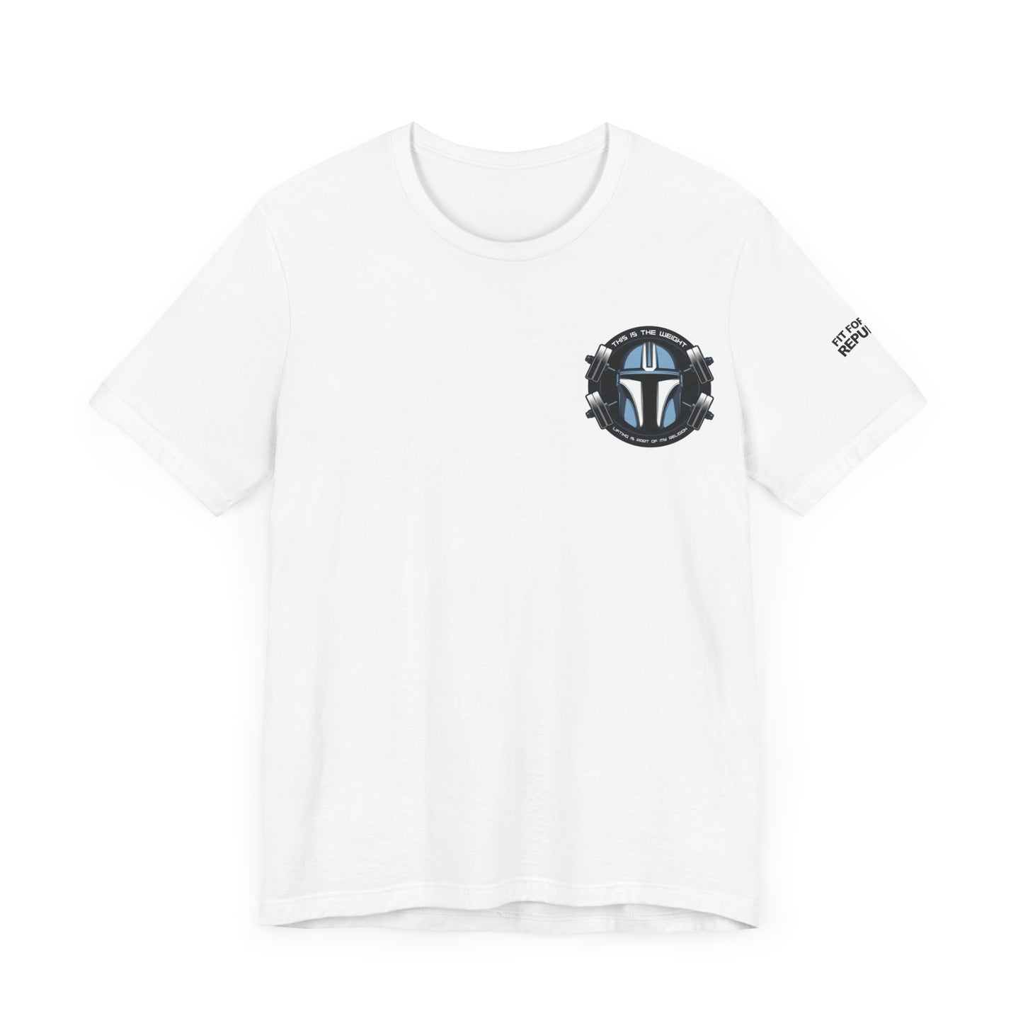 This is the Weight - Blue Helmet Tee