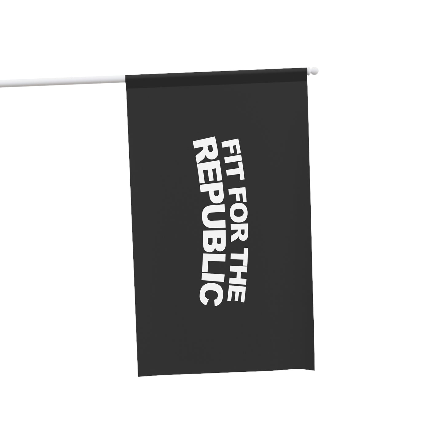 Fit For The Republic Banner - Black