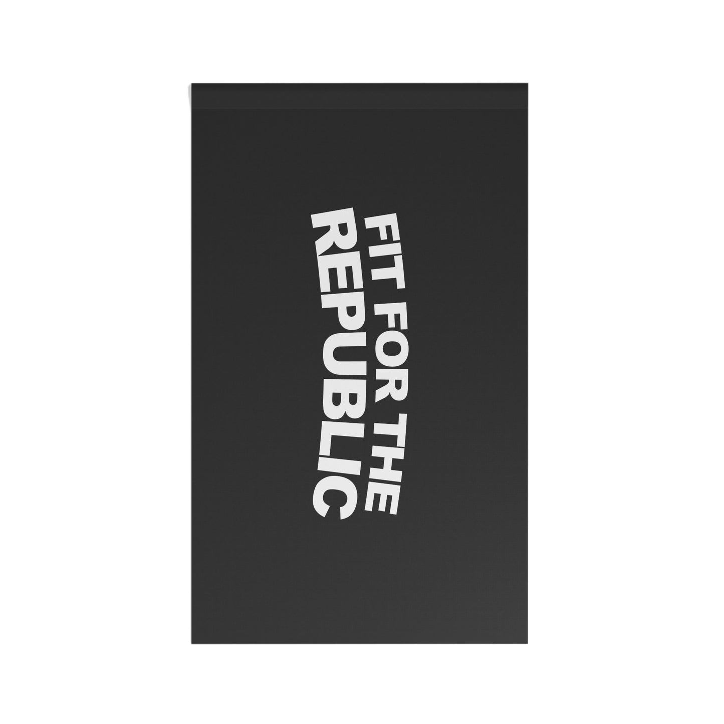 Fit For The Republic Banner - Black