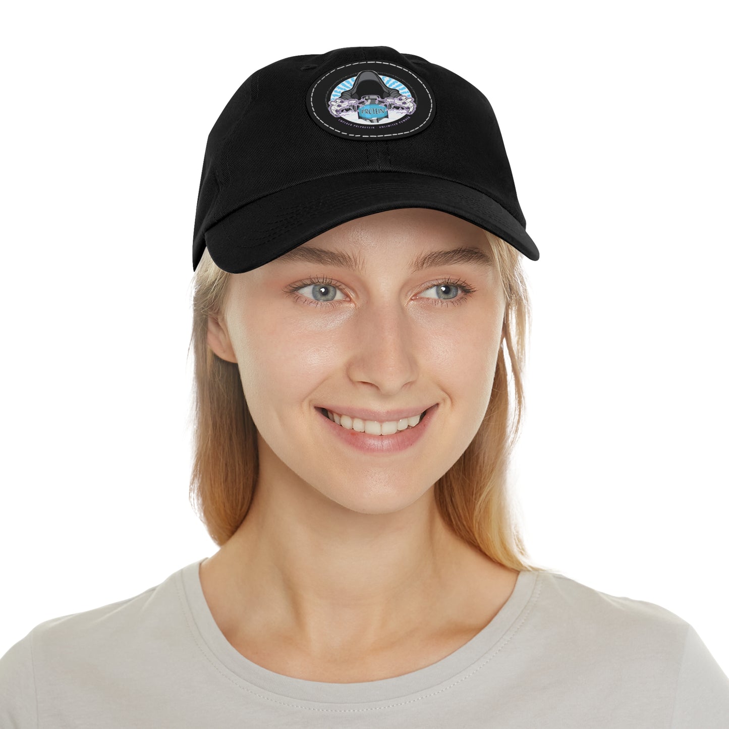 Unlimited Powder Dad Hat with Leather Patch (Round)