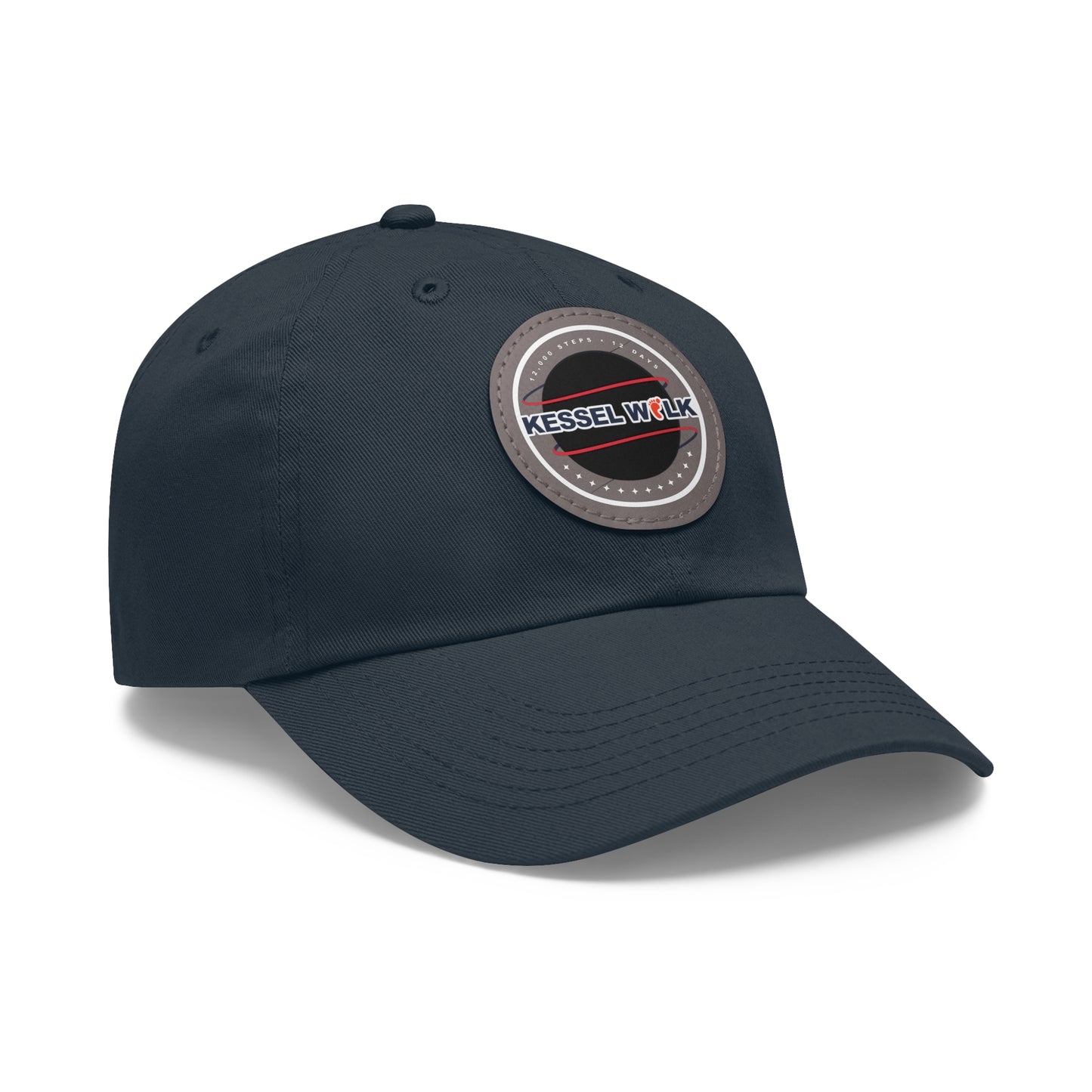 Kessel Walk Dad Hat with Leather Patch (Round)
