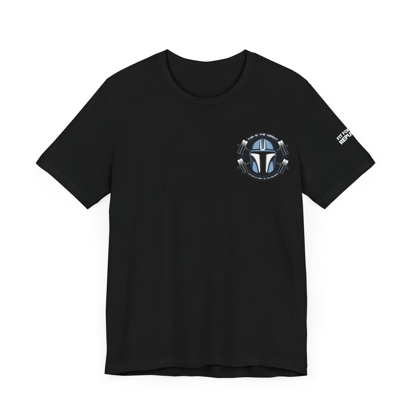 This is the Weight - Blue Helmet Tee