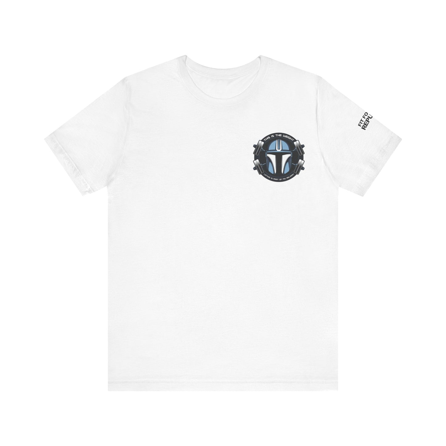 This is the Weight - Blue Helmet Tee