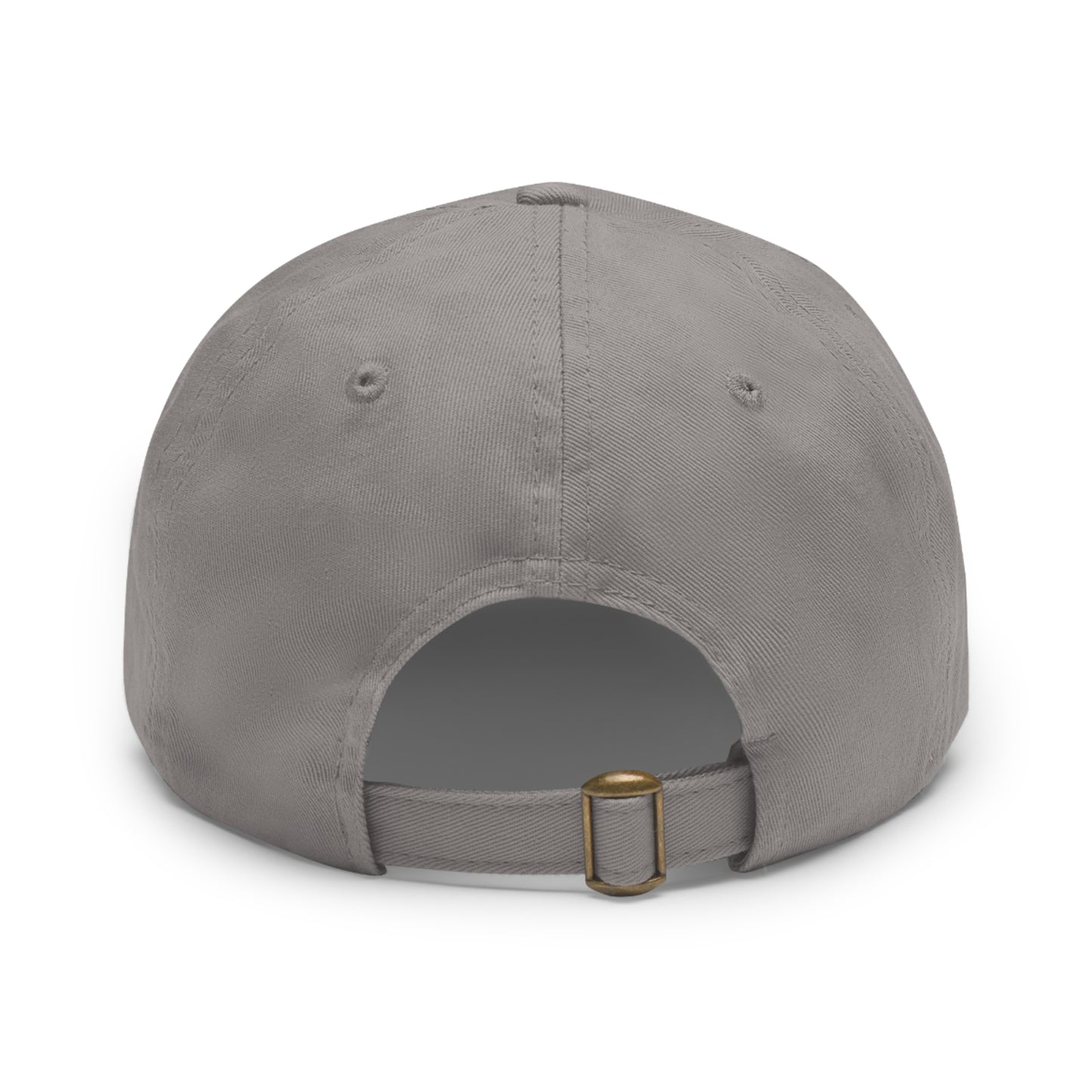 Trooper Dad Hat with Leather Patch (Round)