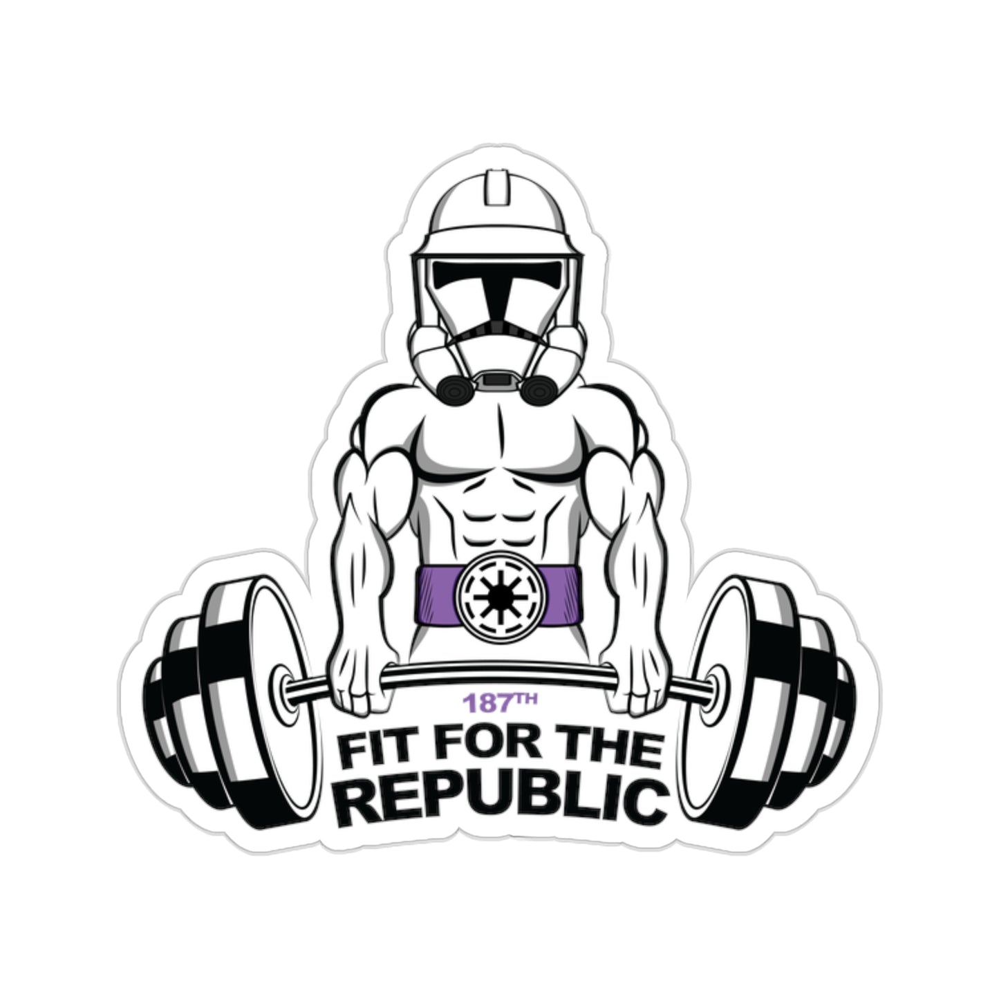 Purple Belt Sticker