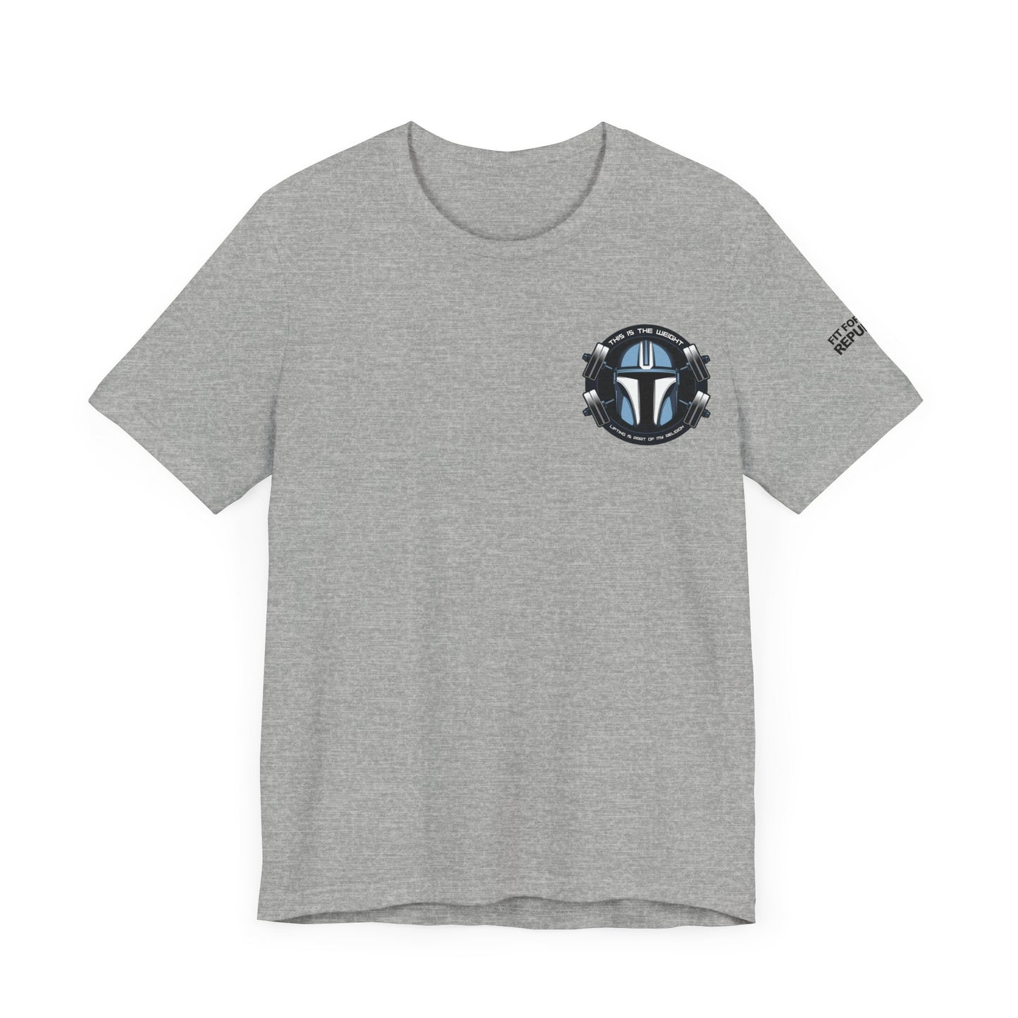 This is the Weight - Blue Helmet Tee