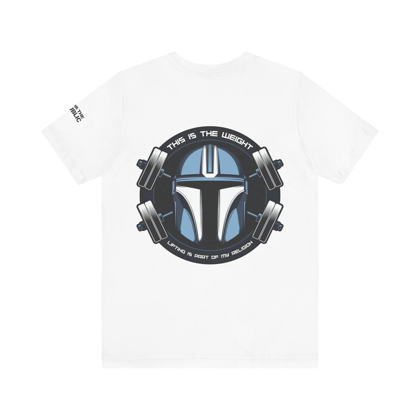 This is the Weight - Blue Helmet Tee