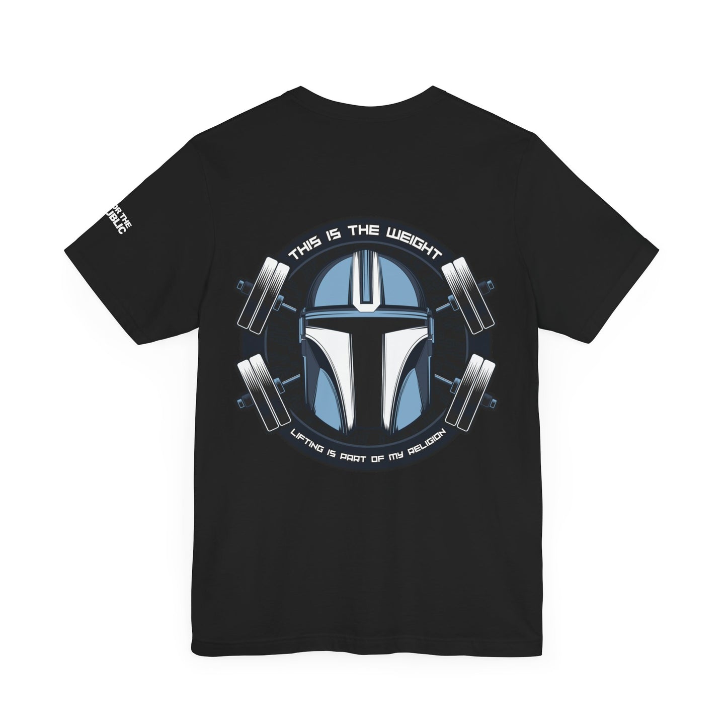 This is the Weight - Blue Helmet Tee